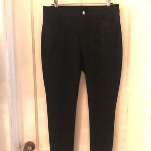 Michael Kors black skinny leg pants, size 8